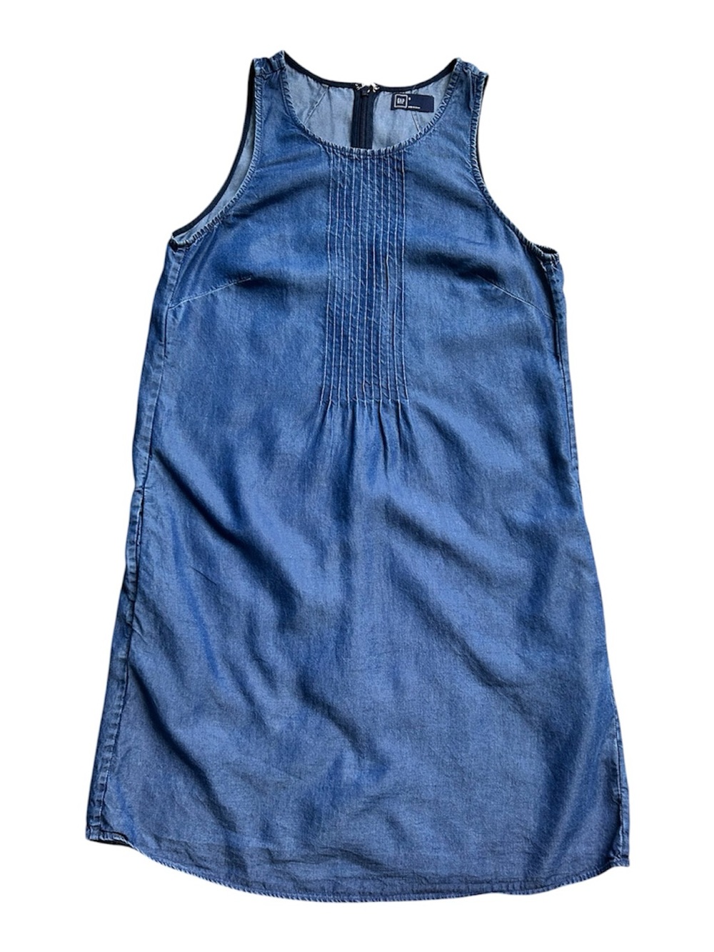 GAP 100% Lyocell Lightweight Chambray Midi Dress size Small - Picture 6 of 10